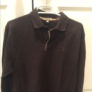 Men’s Burberry London medium long sleeved polo